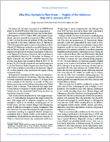 Zika Virus Spreads to New Areas  Region of the Americas May 2015January 2016