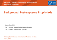 Background Postexposure prophylaxis