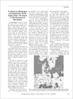 Tickborne Meningoencephalitis First Case after 19 Years in Northeastern Germany