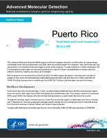 Advanced Molecular Detection National investment to advance genomic sequencing capacity Puerto Rico September 5 2023