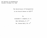The surveillance of poliomyelitis in the United States in 1955