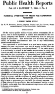 Public health reports  v 58 no 1 JANUARY 7 1944