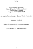 Cumulative Trauma Disorder Skeletal Muscle Dysfunction