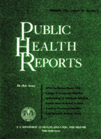 Public Health Reports  v 78  no 2  cover