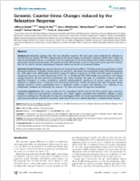 Genomic CounterStress Changes Induced by the Relaxation Response