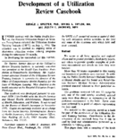 Development Of A Utilization Review Casebook