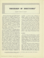 Toxicology of insecticides