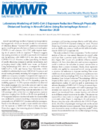 Laboratory Modeling of SARSCoV2 Exposure Reduction Through Physically Distanced Seating in Aircraft Cabins Using Bacteriophage Aerosol  November 2020