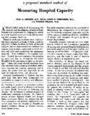 A proposed standard method of measuring hospital capacity