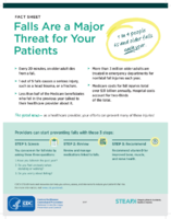 Falls are a major threat for your patients