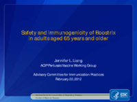 Safety and immunogenicity of Boostrix in adults aged 65 years and older