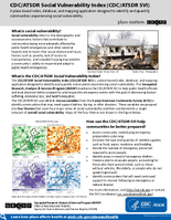 CDCATSDR Social Vulnerability Index CDCATSDR SVI