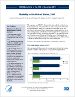 Mortality in the United States 2013