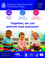 Together We Can Prevent Lead Exposure National Lead Poisoning Prevention Week October 2228 2023