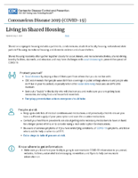 Living in Shared Housing July 2 2020