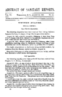 Abstract of sanitary reports  v VI no 35 August 28 1891