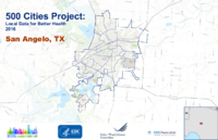 500 Cities Project Local Data for Better Health 2016 San Angelo TX