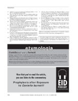 etymologia Coxiella kok seel  burnetii
