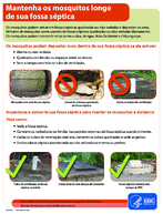 Mantenha os mosquitos longe de sua fossa sptica