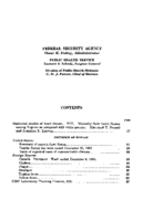 Public Health Reports  v 66 no 3  table of contents