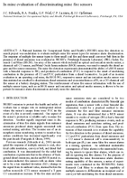 In Mine Evaluation of Discriminating Mine Fire Sensors