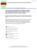 Association Between Global DNA Methylation LINE1 and Occupational Particulate Matter Exposure Among Informal ElectronicWaste Recyclers in Ghana