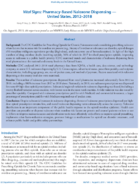 Vital Signs PharmacyBased Naloxone Dispensing  United States 20122018