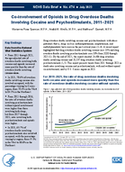 Coinvolvement of Opioids in Drug Overdose Deaths Involving Cocaine and Psychostimulants 20112021