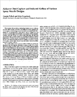 Airborne Dust Capture And Induced Airflow Of Various Spray Nozzle Designs