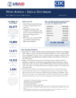 West Africa  Ebola outbreak fact sheet 31 fiscal year FY 2015