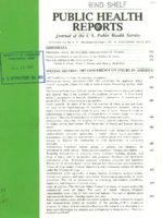 Public Health Reports  v 102  no 6  cover