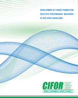 DEVELOPMENT OF TARGET RANGES FOR SELECTED PERFORMANCE MEASURES IN THE CIFOR GUIDELINES