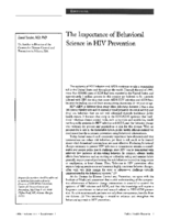 The Importance Of Behavioral Science In HIV Prevention