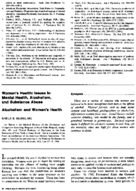 Alcoholism And Womens Health