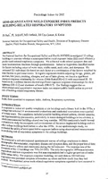 SemiQuantitative Mold Exposure Index Predicts BuildingRelated Respiratory Symptoms