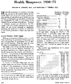 Health manpower 193075