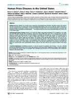 Human Prion Diseases in the United States