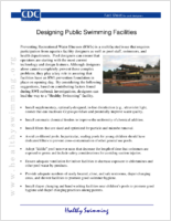 Designing public swimming facilities