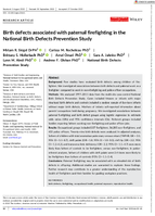 Birth Defects Associated with Paternal Firefighting in the National Birth Defects Prevention Study