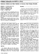 Sedentary Lifestyle And State Variation In Coronary Heart Disease Mortality