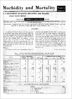Morbidity and Mortality Weekly Report Vol 13 No 13 for Release April 3 1964