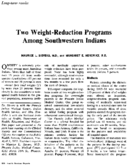 Two WeightReduction Programs Among Southwestern Indians