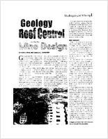 Geology Roof Control And Mine Design