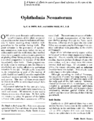 Ophthalmia neonatorum