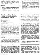 Mortality from flash floods a review of national weather service reports 196981