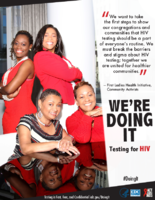 Were Doing It Testing for HIV First Ladies Health Initiative Community Activists