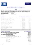 Centers for Disease Control and Prevention Fiscal Year 2016 Grants Summary Profile Report for Ohio