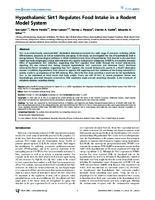 Hypothalamic Sirt1 Regulates Food Intake in a Rodent Model System