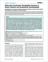 Differential Intrahepatic Phospholipid Zonation in Simple Steatosis and Nonalcoholic Steatohepatitis