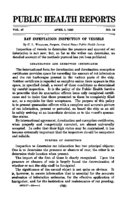 Public health reports  v 47 no 14 APRIL 1 1932